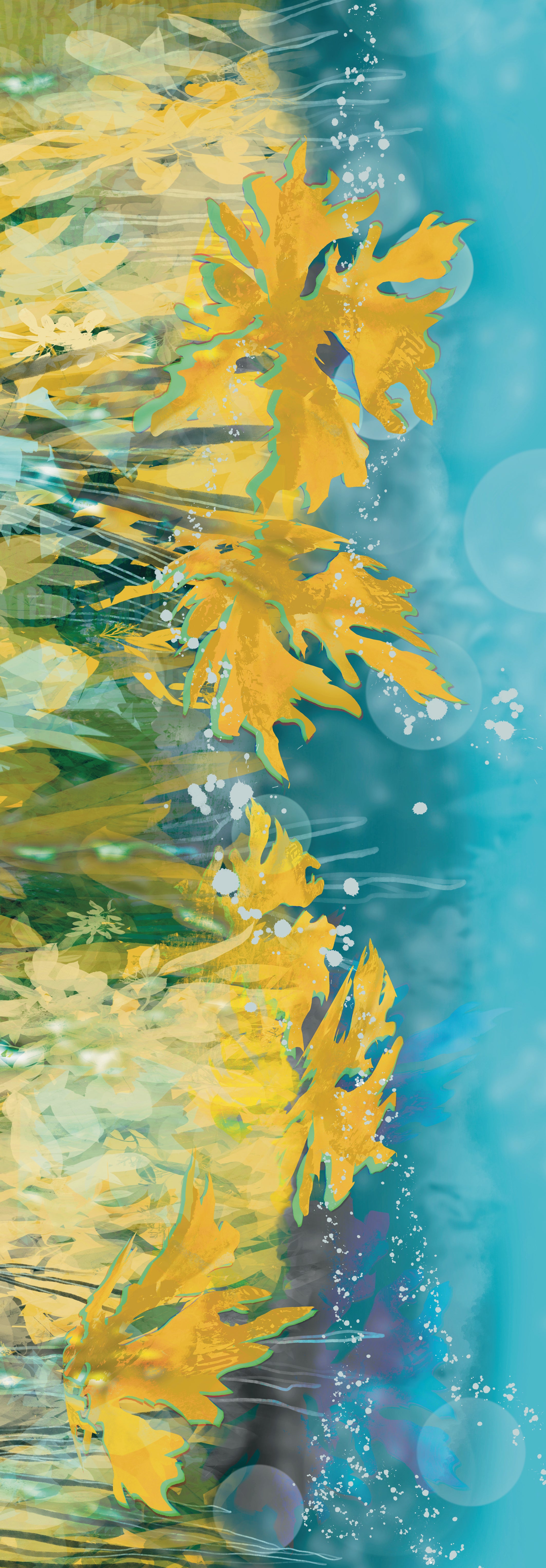 Golden Drift Across Water