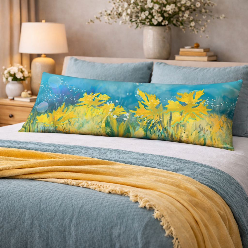 Golden Drift Across Water